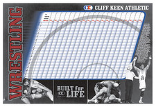 Cliff Keen | WC3 | Wrestling Weight Chart 24" x 36" | NFHS | Coaches Choice!!