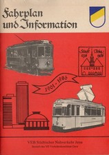 Fahrplan Jena 1986
