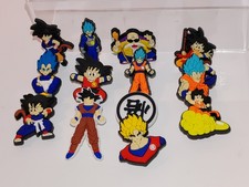 Lot of 13 Croc Jibbitz - Dragon Ball Goku, Gohan, Vageta Crocs Compatible L113