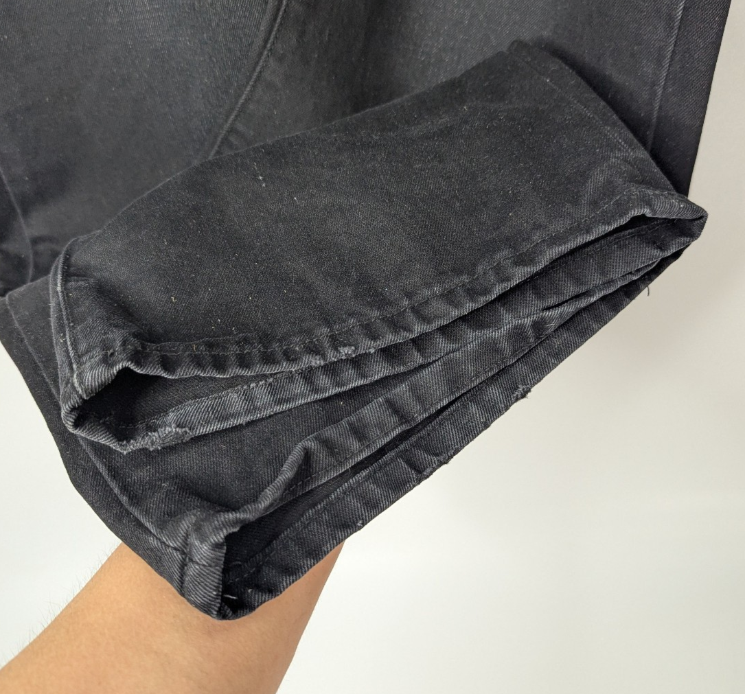 Ecko Unltd. Relaxed Fit Baggy Jeans Men's 42 Black Denim