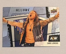 2022 UPPER DECK AEW ALLURE CHRIS JERICHO WRESTLING CARD #104 HORIZONTAL SP