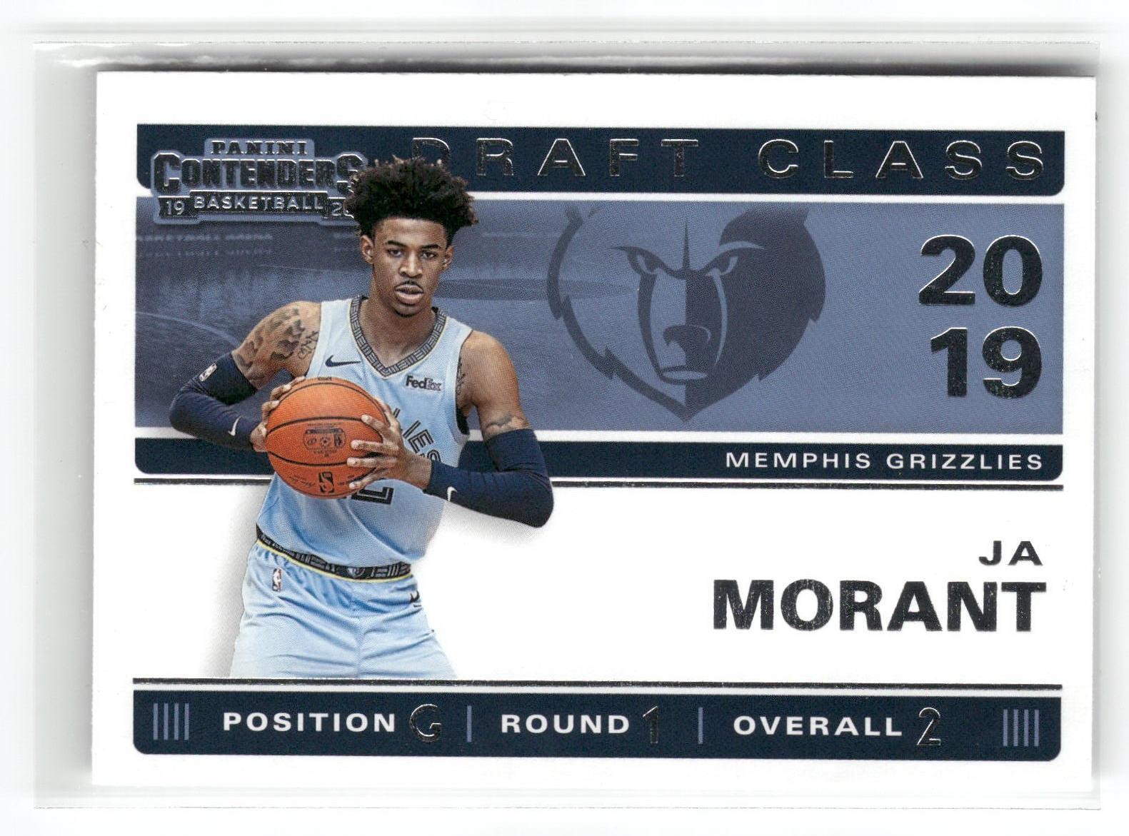 2019-20 Panini Contenders #2 Ja Morant 2019 Draft Class Contenders