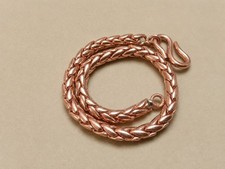 Pure Solid Copper Bracelet Arthritis Cuban Chain Curb Link Rider Unisex Bracelet