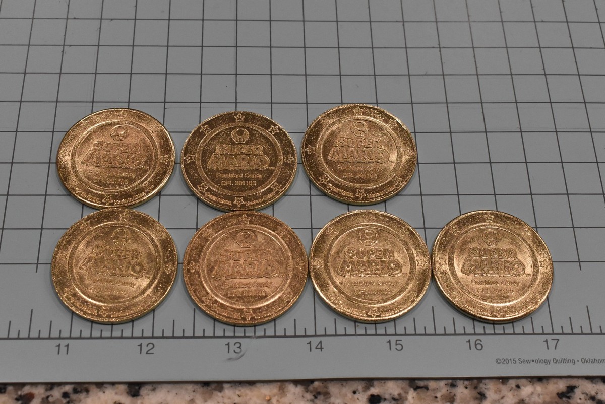 Super Mario Coins 7 Nintendo Frankford Candy Princess, Bowser Jr