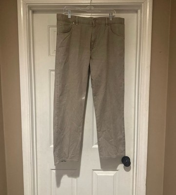 Alberto Modern Fit Tan Pants Fade Out Twill Stone Men s Size 36x29