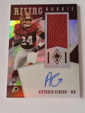 2020 Phoenix Antonio Gibson Silver Holo Rising Rookie Auto Card #RR-AG; #d /149