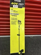 Ryobi Whisper Series 40V HP Brushless Fiber Shaft 17" String Trimmer (Kit...