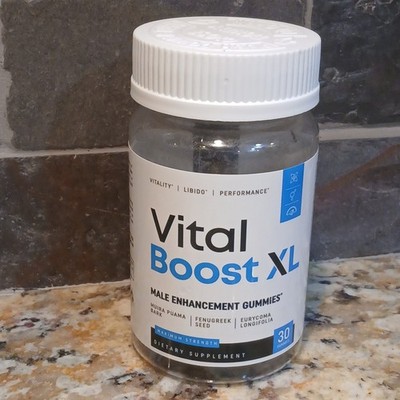 Vital Boost XL Performance Male Enhancement Supplement, 30Gummies)