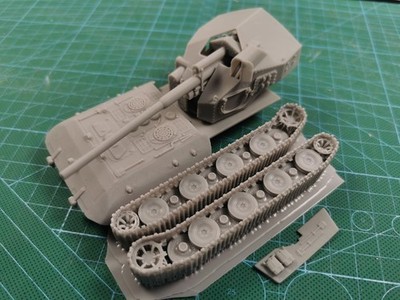 3D Printing D-series E-100 tank destroyer Unpainted Model Kit