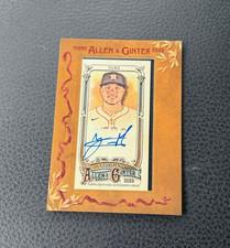 2025 Topps Allen & Ginter Yainer Diaz Framed Mini Autograph Auto