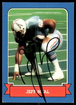 2000 Sports World Ministries #NNO Jeff Neal Auto Houston Oilers football card