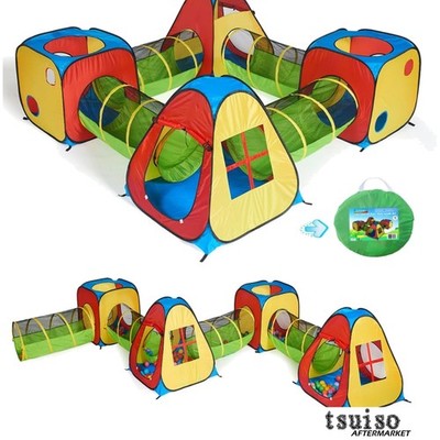 Compact and Easy Assembly Kids Play Tent with Tunnels - Engage Their Imagination