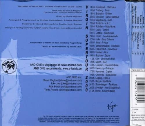 And One Wasted (CD) Foto 2 de 2