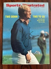 JACK NICKLAUS SIGNED SPORTS ILLUSTRATED JSA COA FULL MAG 6/26/72 PGA NO LABEL