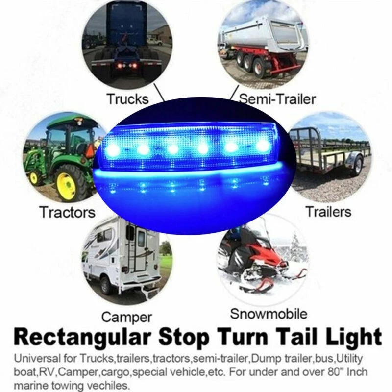 8 X BLUE LED ROCK LIGHTS FOR JEEP OFFROAD TRUCK ATV UTV BOAT VAN UNDERBODY LAMPS - Image 3 of 4