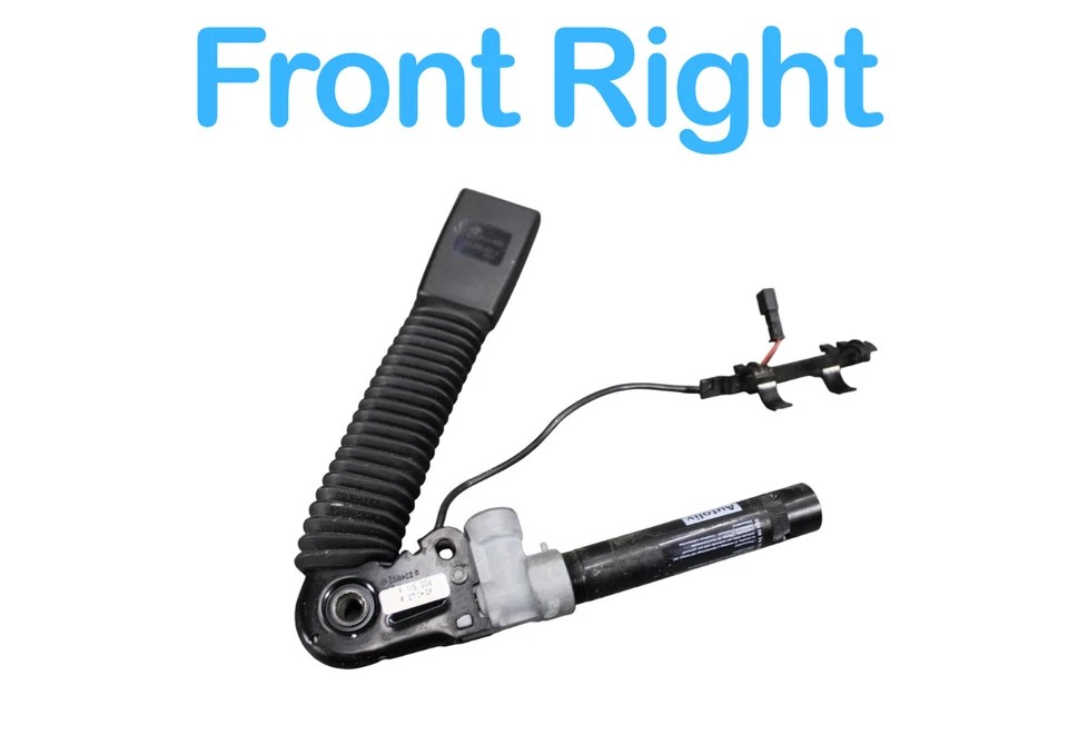 09-17 BMW 750i 750Li 535i GT HEBILLA DE CINTURÓN DE SEGURIDAD DELANTERO DERECHO DEL LADO DEL PASAJERO FABRICANTE ORIGINAL Foto 3 de 4