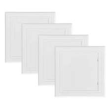  4 Pcs Pipe Mouth Inspection Cover Electrical Access Panel Heating