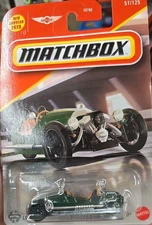 2025 Matchbox 2021 Morgan 3 Wheeler  57/125 Green