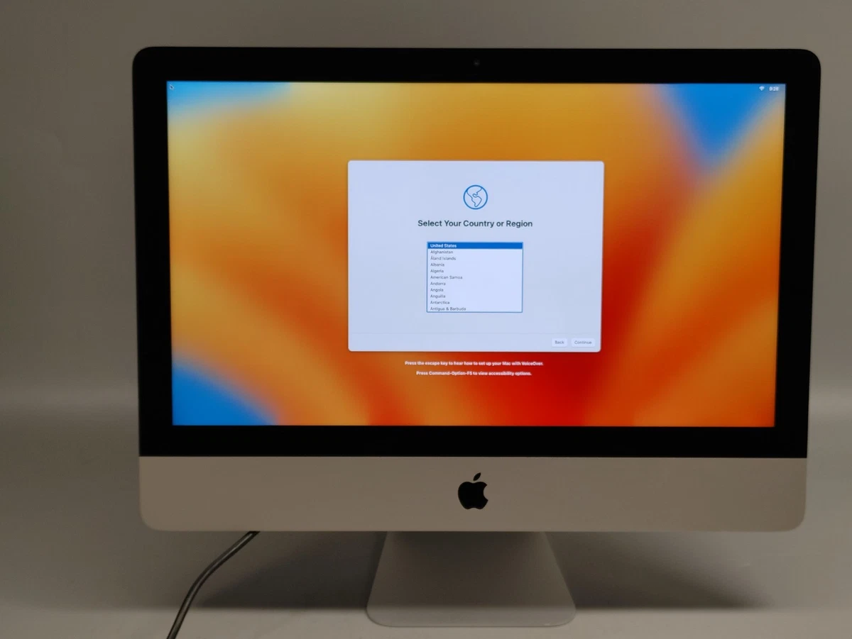 Apple iMac SSD (Solid State Drive) 2017 Release Year Apple