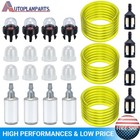 4 Sizes 8 Ft Fuel Line 188-512 Primer Bulb For Husqvarna Poulan Stihl chainsaws