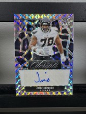 2025 Panini Mosaic Scripts Juice Scruggs Houston Texans Autograph #SCR-JSS
