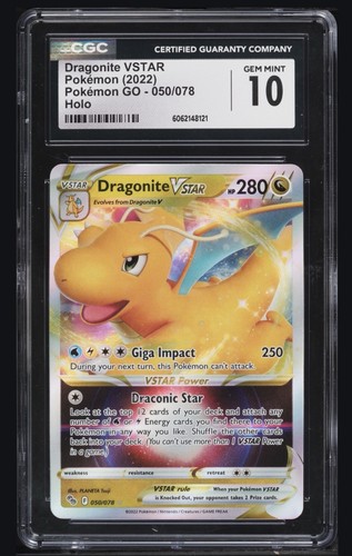 Dragonite VSTAR graded CGC 10 for sale on eBay