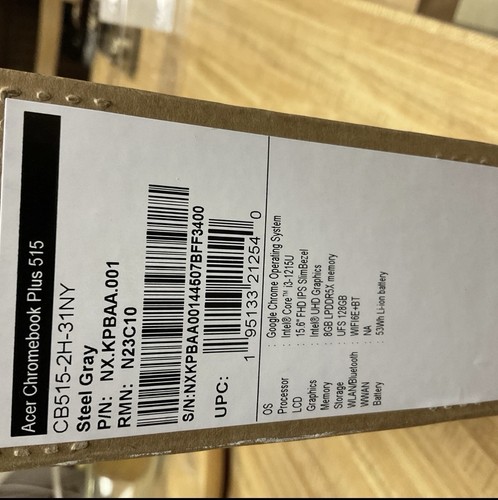 Acer Chromebook 515 Brand New Sealed In Box Never Used