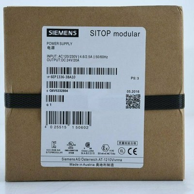 NEW SIEMENS  Regulated Switching 24V/20A 6EP1336-3BA10 SPOT STOCK