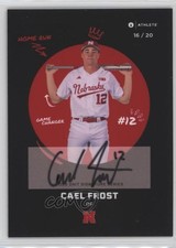 2025 University of Nebraska Cornhuskers Black 16/20 Cael Frost #S-5 Auto 1by6