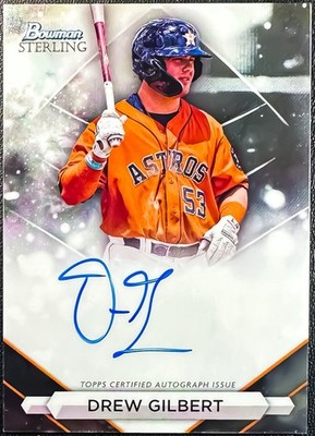 DREW GILBERT 2023 Bowman Sterling Prospect Auto #PA-DG