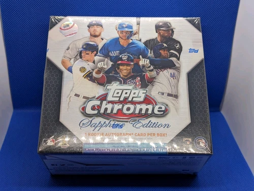 2020 Topps Chrome Sapphire Edition MLB Baseball Hobby Box Factory Sealed