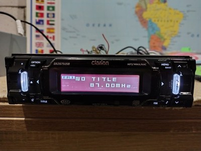 Clarion  DXZ-675USB Car Stereo CD Receiver Mobile Media Station Fully Working