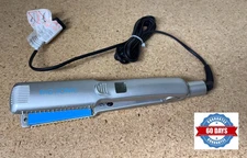 Bio Ionic RTX 450 1.25" Digital NanoIonic Ceramic Hair Flat Iron Silver Tested
