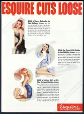 1941 Alberto Varga Vargas pinup girl pin-up women art Esquire vintage print ad