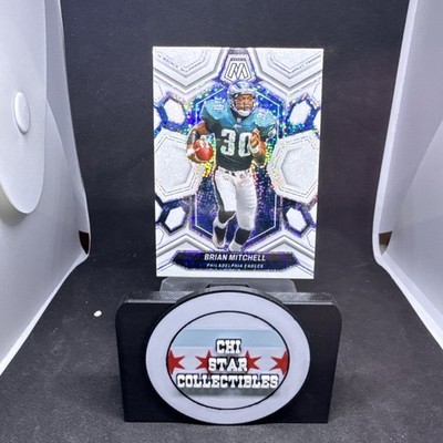2024 Panini Mosaic Brian Mitchell White Sparkle Prizm SP Eagles i140