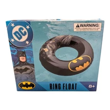 BNIB DC Batman 40" Inflatable Pool Ring Float for Pool, Beach, Lake Water Play