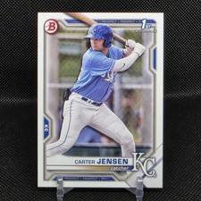 Carter Jensen 2021 Bowman Draft #BD-106