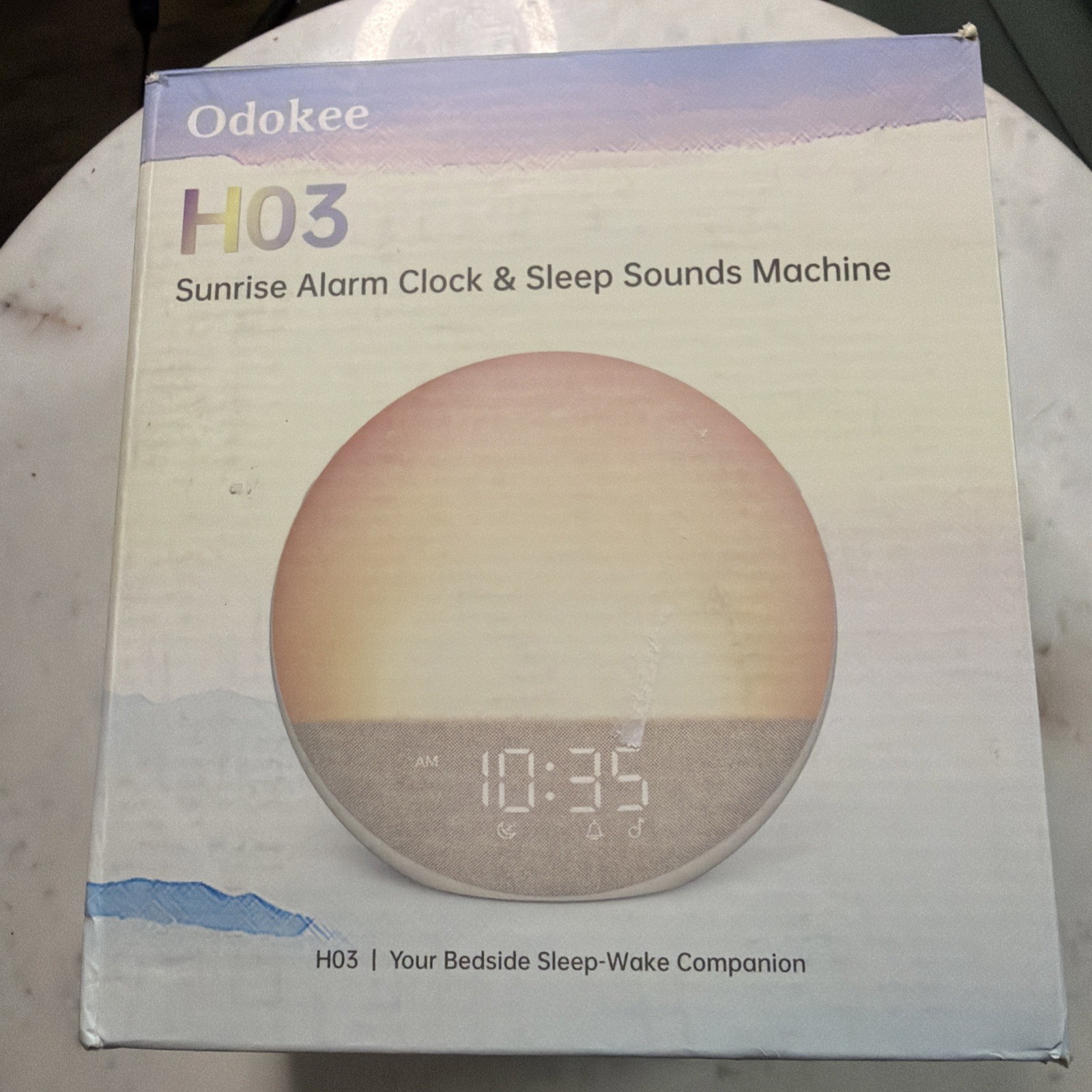 White Noise Machine: Natural Wake Up Light - Dimmable Clock
