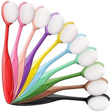 10 Pcs Ink Blending Brushes for Card Making Supplies, Color Coded Handles