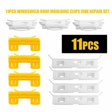 11pcs Windshield Roof Moulding Clips Repair Set For for 2007-2011 Honda Civic EH