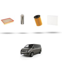 Hoffcar Wartungsset - 4 Filter FüR VW Transporter 2.0 TDI (Sf/Sg) 81 KW Ab 201