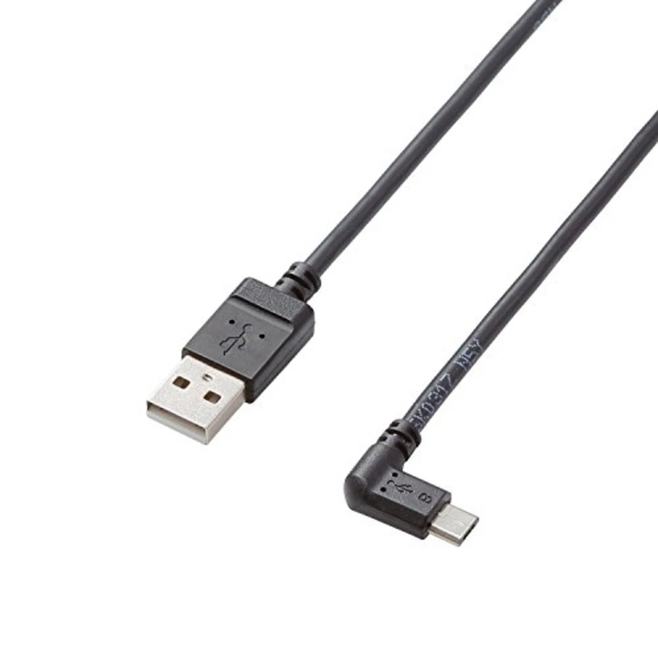 ELECOM micro USB cable L-2A Output A-microB USB2.0 Black 1.2m F/S w/Tracking# - Image 3 of 3
