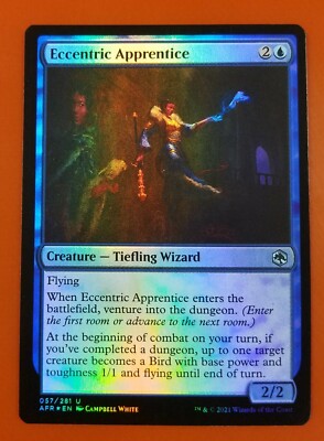 1x Eccentric Apprentice | FOIL | Forgotten Realms | MTG Magic Cards