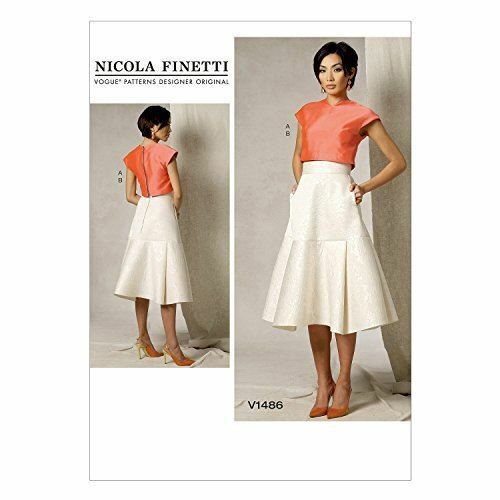 Vogue Sewing Pattern 1486 Misses Top Skirts Size 6-14 Designer - Picture 1 of 1