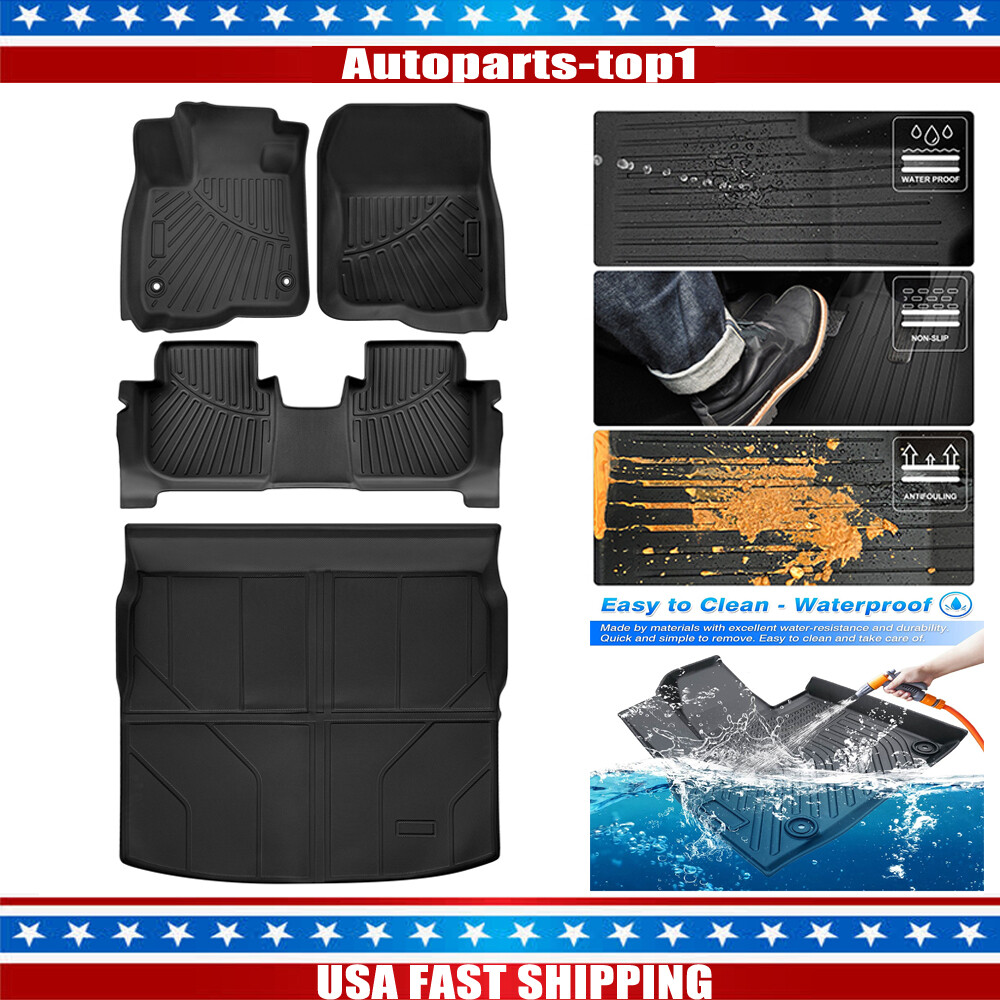 Full-Coverage Mats for 2022-2026 Hyundai Santa Cruz