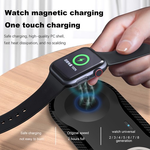 20W 2in1 Wireless Charger Fast Charging Mat For Apple Watch iPhone 15 14 13 XS 8 - Picture 17 of 24