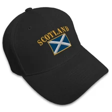 Baseball Cap Scotland Flag Embroidery World Cup Soccer Hats for Men & Women
