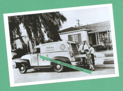 Found 4X6 PHOTO of The Old Helms Bread Bakery Truck in Los Angeles California