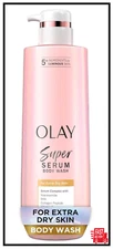 New Olay Super Serum Body Wash for Extra Dry Skin, 18.5 fl oz