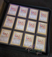 TopLoader 12 POCKET | Zipper Trading Card Binder Top Loader 336 Cards 14 Pages 